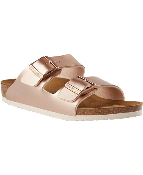 Birkenstock Arizona Kids BF Electric Metallic Copper Kobber Sandaler Str 33 - hos Magasin