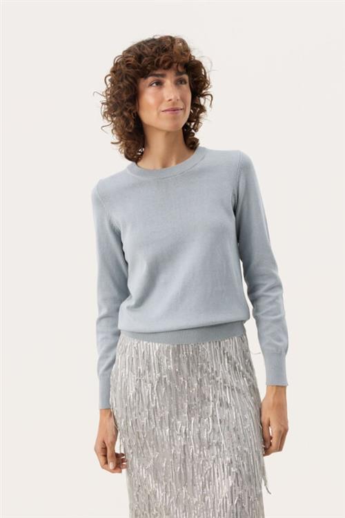 Part Two Gertiepw PU Kvinde Weathervane Sweaters Relaxed Fit Str S - hos Magasin