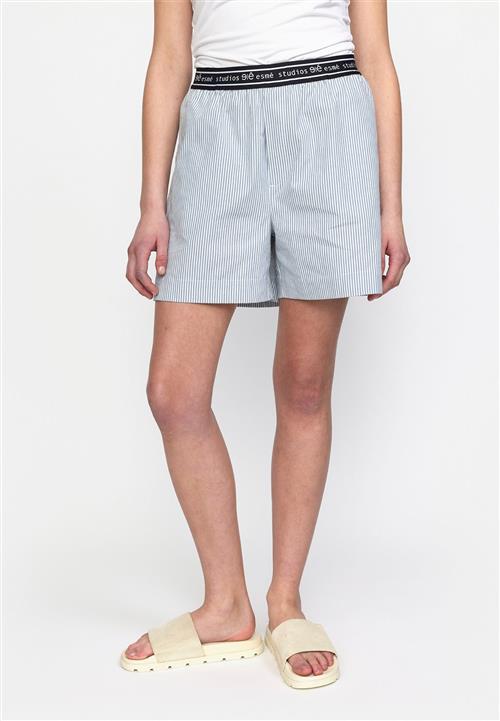 esmé studios Esruby Shorts Gots Kvinde Tradewinds Stripes Casual Shorts Str L - hos Magasin