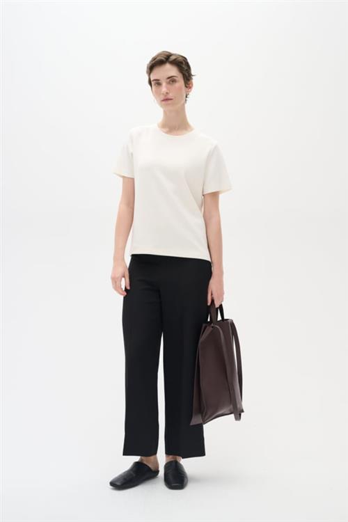 InWear Zhen Culotte Pant Kvinde Sort Bukser Med Lige Ben Regular Fit Str 44 - hos Magasin