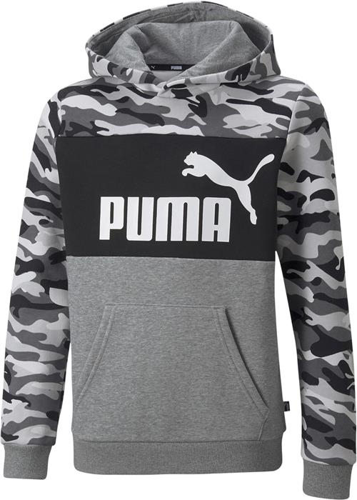 Puma Essentials+ Camo Hættetrøje 128 - Sweatshirts & Hættetrøjer hos Magasin