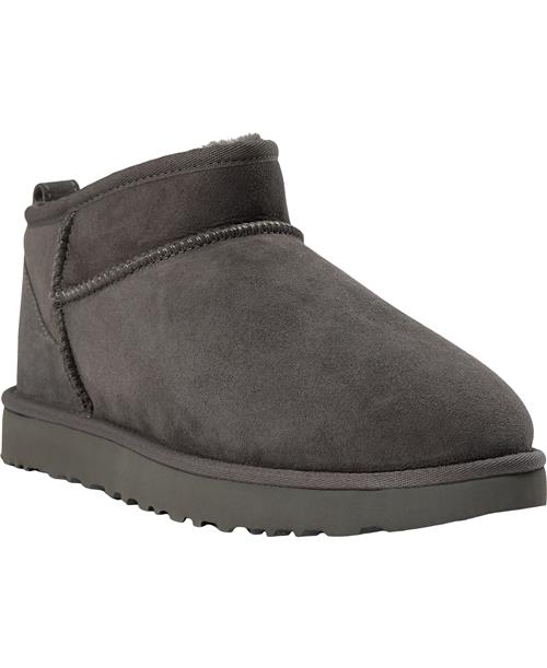 UGG W Classic Ultra Mini Kvinde Grey Vinterstøvler Str 42 - hos Magasin