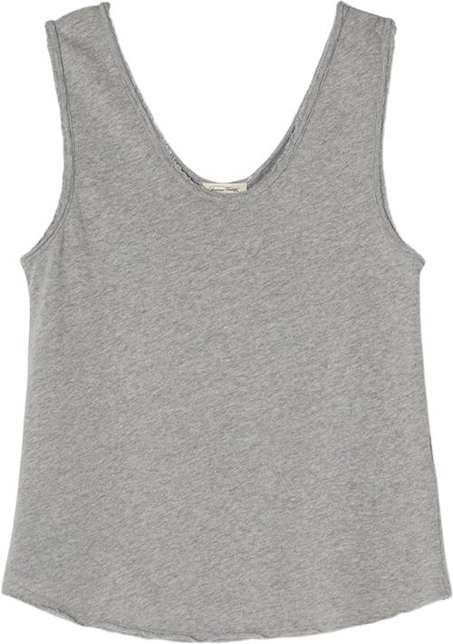 American Vintage Son29ge24 Kvinde Grey Tanktoppe Str M - Bomuld hos Magasin