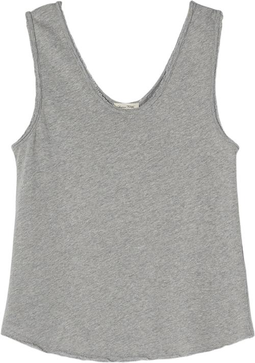 American Vintage Son29ge24 Kvinde Grey Tanktoppe Str S - Bomuld hos Magasin