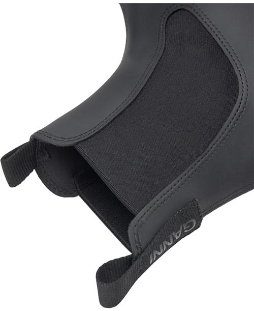 Se Ganni S1526 Recycled Rubber City Boots Kvinde 099 Chelsea Boots Str 38 - Gummi hos Magasin ved Magasin