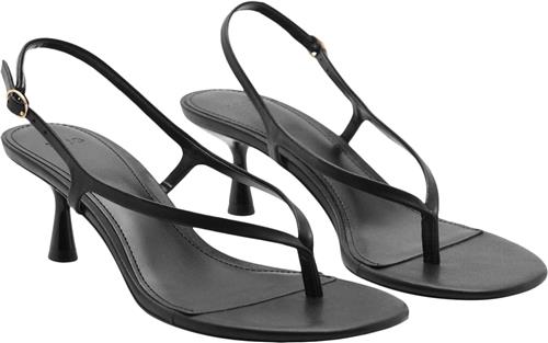 MANGO Sandals .- URI Kvinde Black Højhælede Sandaler Str 37 - hos Magasin