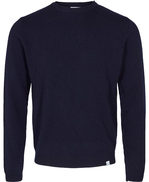 Norse Projects Sigfred Lambswool Mand Blå Sweaters Str L - hos Magasin