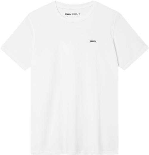 BLS Hafnia Essential Logo Tshirt 2 Mand White Kortærmede T-shirts Str L - hos Magasin