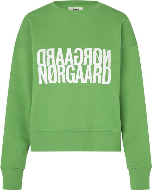 Se Mads Nørgaard - Copenhagen Organic Sweat Tilvina Sweatshirt Kvinde Poison Green Sweatshirts Regular Fit Str XL - Bomuld hos Magasin ved Magasin