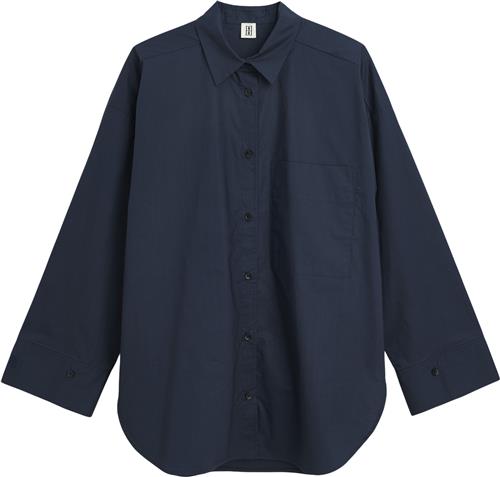 By Malene Birger Derris Kvinde Navy Blazer Langærmede Skjorter Str 32 - Bomuld hos Magasin