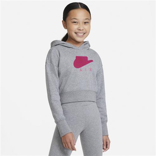 Se Nike Air Crop Haettetroje 147-158 / L - Sweatshirts & Hættetrøjer Bomuld hos Magasin ved Magasin