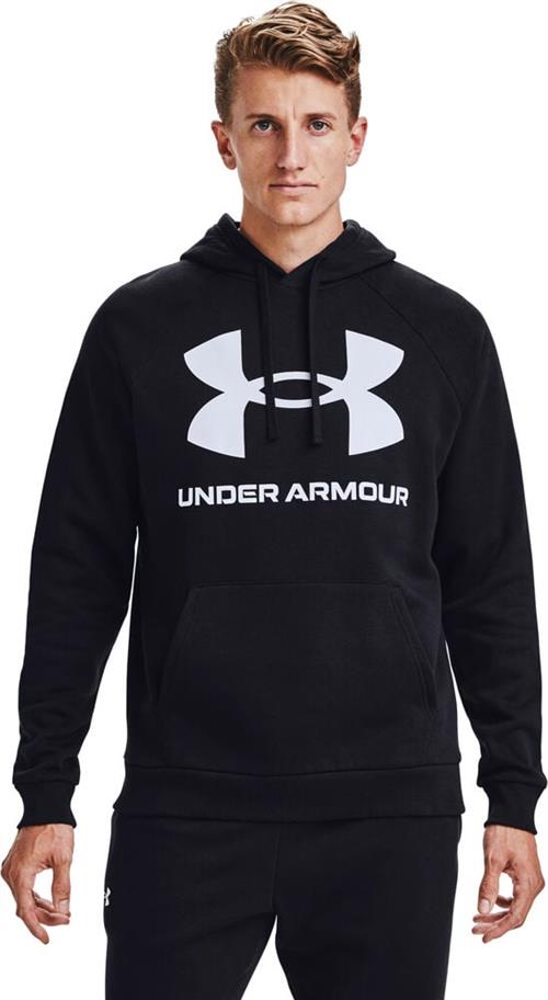 Under Armour Rival Fleece Big Logo Hættetrøje L - Sweatshirts Bomuld hos Magasin