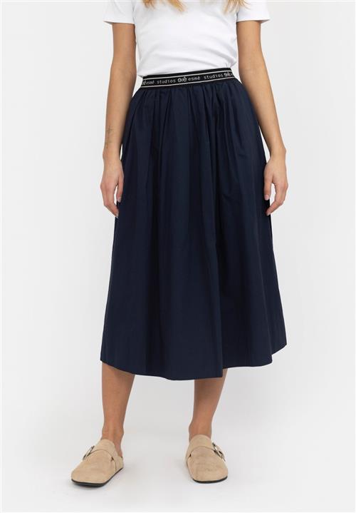 esmé studios Escalla Midi Skirt Kvinde Black Midi Nederdele Str XS - Bomuld hos Magasin