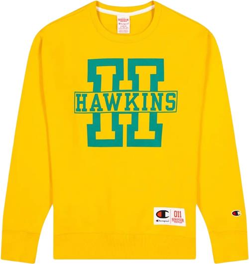 Champion Champion X Stanger Things Hawkings Sweatshirt Mand Ctr Sweatshirts Str L - Bomuld hos Magasin