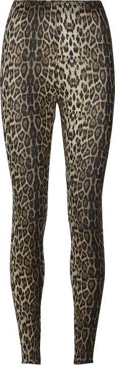 Lollys Laundry Dolly Leggings Kvinde Leopard Print Leggings Str S - Polyester hos Magasin