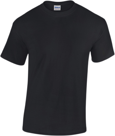 Gildan Gildan Heavy Cotton Adult Tshirt Kvinde Black Kortærmede T-shirts Str S - hos Magasin