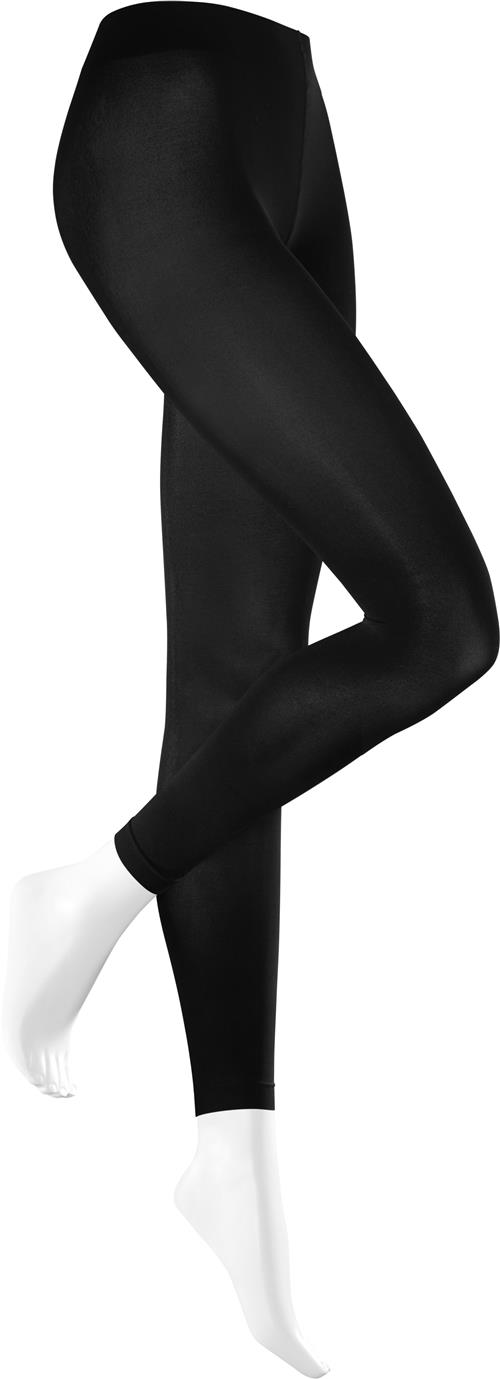 Kunert Velvet 80 Leggins Kvinde Sort Leggings Str 40/42 - hos Magasin