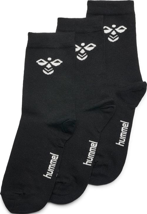 Hummel Sutton 3pack Sock Str 32-36 - Sort Strømper hos Magasin