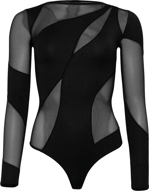 OW Collection Spiral Bodysuit Bodystockings Str XS - Polyester hos Magasin