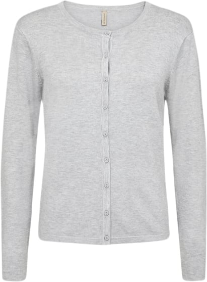 Se soyaconcept Scdollie 446 Cardigan Lys grå Kvinde 99110 Lys Grå Cardigans Str M - Nylon hos Magasin ved Magasin