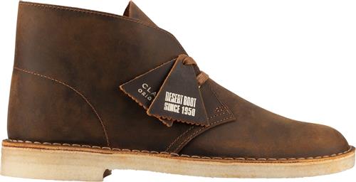 Clarks Originals Desert Boot Beeswax, G, 7 Mand Beeswax Snørestøvler Str 41 - Læder hos Magasin