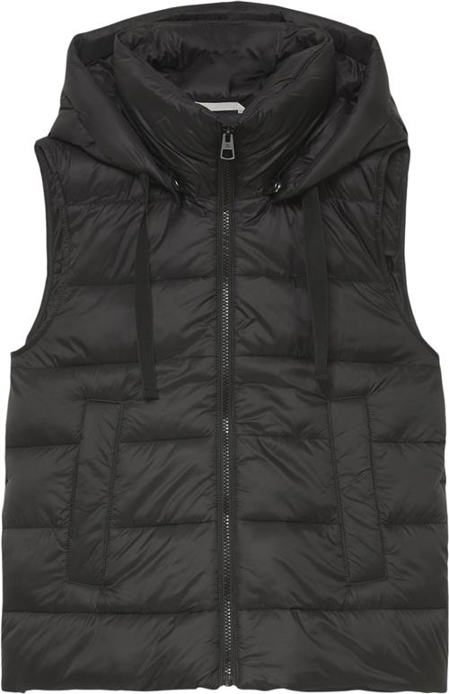 Se Marc O’Polo Bnos Recycled no Down, Vest, Detach Kvinde Black Veste Str 40 - hos Magasin ved Magasin