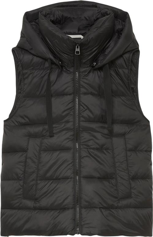 Se Marc O’Polo Bnos Recycled no Down, Vest, Detach Kvinde Black Veste Str 36 - hos Magasin ved Magasin