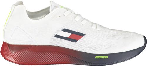 Tommy Hilfiger Sport Jacquard Sneakers Mand Hvid Sneakers Str 45 - hos Magasin