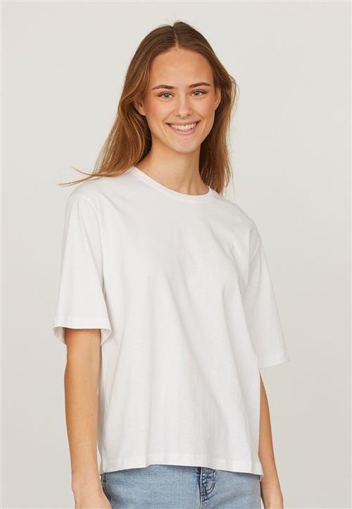 SisterS Point Hedaloose.SS Kvinde White Kortærmede T-shirts Str XS - hos Magasin