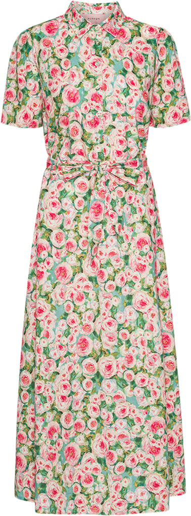 HUNKØN Laura Dress Kvinde Floral Maxi Kjoler Str XL - hos Magasin