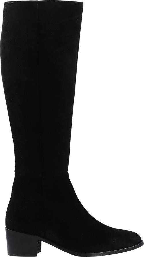 Se Bianco Biacarol Knee High Boot Suede Kvinde Black Langskaftede Støvler Str 40 - hos Magasin ved Magasin