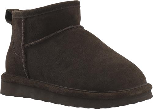 Bianco Biasnow Ankle Boot Suede Kvinde Dark Brown Vinterstøvler Str 40 - hos Magasin