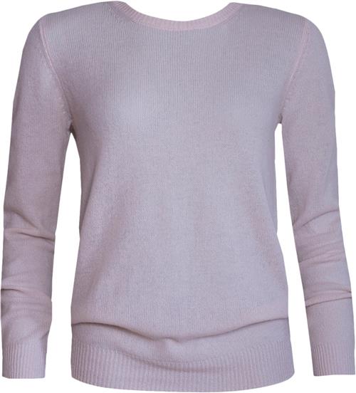 SPARKZ Copenhagen Pure Cashmere Oneck Pullover Kvinde Pale Blush Sweaters Str M Cashmere - hos Magasin