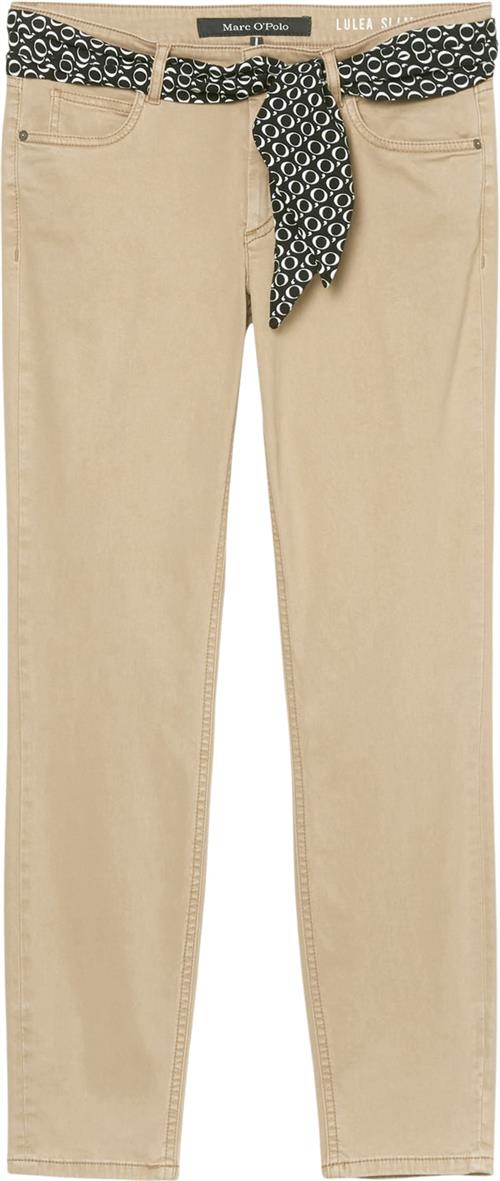 Se Marc O’Polo 5 Pocket, mid Waist, Slim fit, Regu Kvinde Norse Sand Skinny Jeans Str 30 32 - hos Magasin ved Magasin