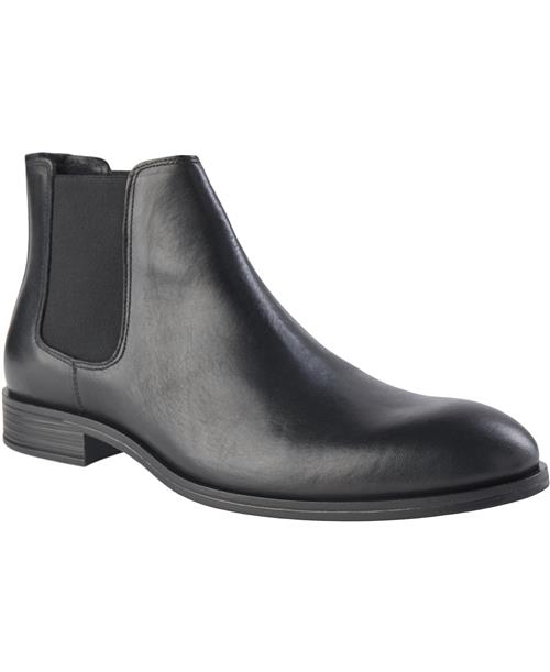 Bianco Biabyron Leather Chelsea Mand Black 6 Chelsea Boots Str 45 - hos Magasin