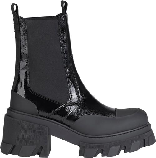 Ganni S1897 Mid Chelsea Støvle med hæl Kvinde Black Chelsea Boots Str 40 - hos Magasin