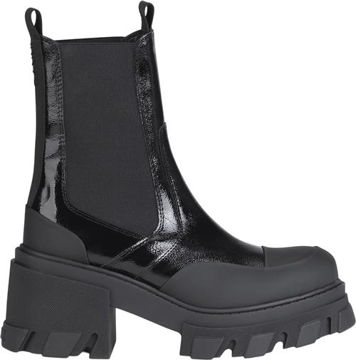 Ganni S1897 Mid Chelsea Støvle med hæl Kvinde Black Chelsea Boots Str 38 - hos Magasin