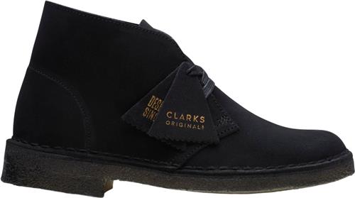 Se Clarks Originals Desert Boot. Black Sde, D, 4 Kvinde Black Suede Snøresko Str 39 - hos Magasin ved Magasin