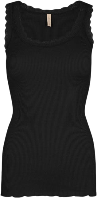 soyaconcept Scsarona 1 Top Sort Kvinde 9999 Sort Tanktoppe Str XL - Silke hos Magasin