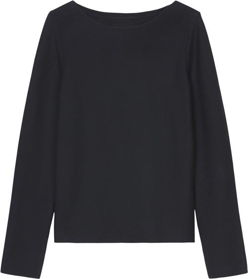 Se Marc O’Polo Pullover, Longsleeve, Roundneck Kvinde Deep Blue Sea Sweaters Str S - hos Magasin ved Magasin