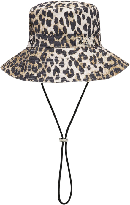 Ganni Fisherman Bucket Hat Print XS/S - Bøllehatte hos Magasin