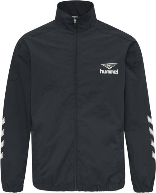 Se Hummel Hmlnikki ZIP Jacket Mand Blue Fleece Str S - Nylon hos Magasin ved Magasin