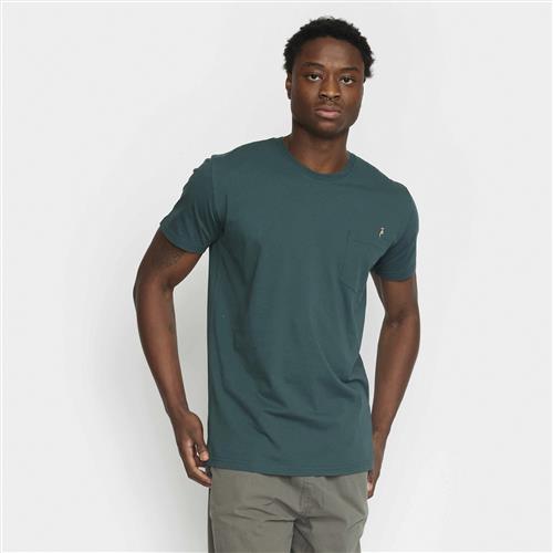 RVLT / Revolution Application Tshirt Mand Darkgreen Kortærmede T-shirts Str XL - Bomuld hos Magasin