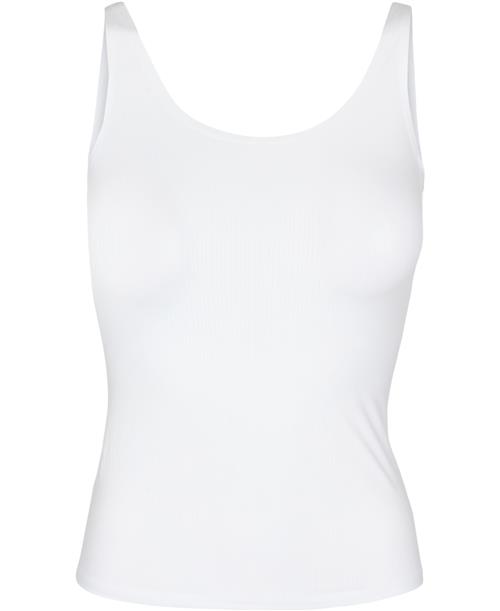 Wolford Beauty Cotton Top Kvinde Pearl Tanktoppe Str XS - hos Magasin