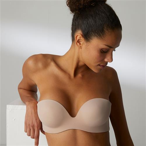 Simone Pérèle Essentiel 13V Multiposition Strapless Plunge With Removable Cookies Stropløse Bh'er Str D 70 - hos Magasin