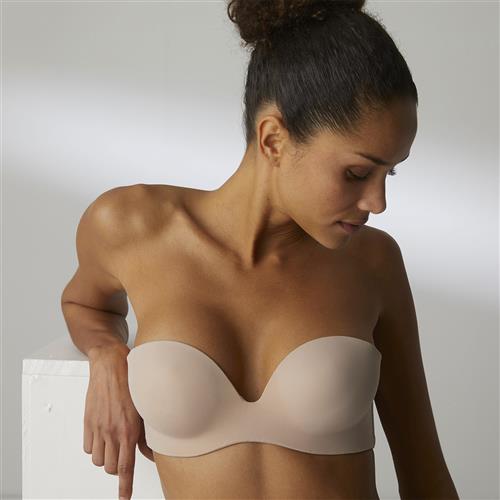 Simone Pérèle Essentiel 13V Multiposition Strapless Plunge With Removable Cookies Stropløse Bh'er Str E 75 - hos Magasin