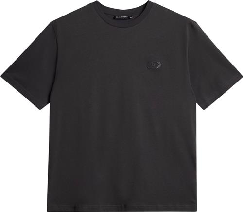 Se J. Lindeberg Hale Logo Tshirt Mand Washed Black Kortærmede T-shirts Str M - hos Magasin ved Magasin