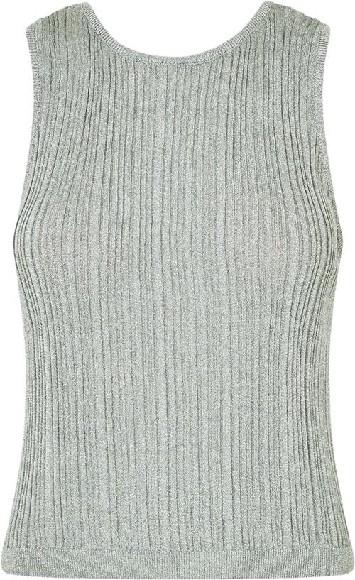 Modström Kristenmd top Kvinde Silver Grey Tanktoppe Str L - hos Magasin