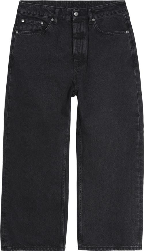 Hope Drop Jeans Kvinde Washed Black Wide Jeans Str 25 - Denim hos Magasin