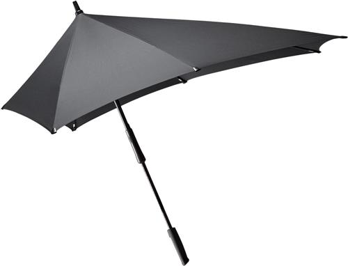 Senz Senz XXL Stick Storm Umbrella Pure Black 93,8 CM - Paraplyer hos Magasin